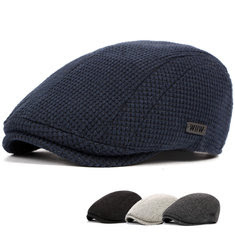 Unisex Men's Cotton Wool Gatsby Beret Cap