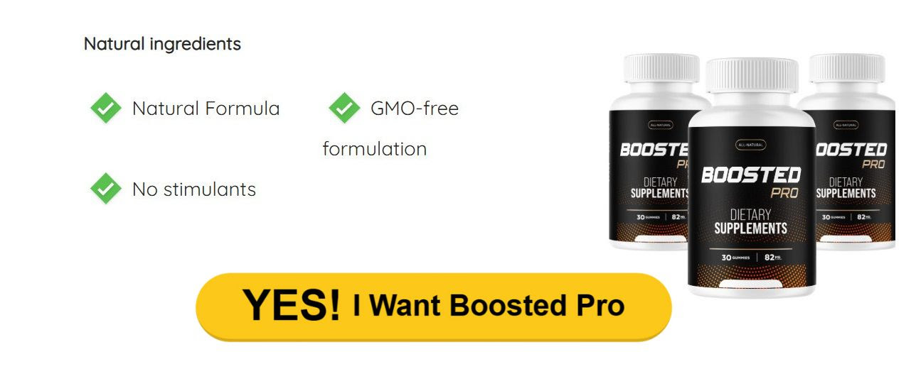 Boosted Pro Male Enhancement