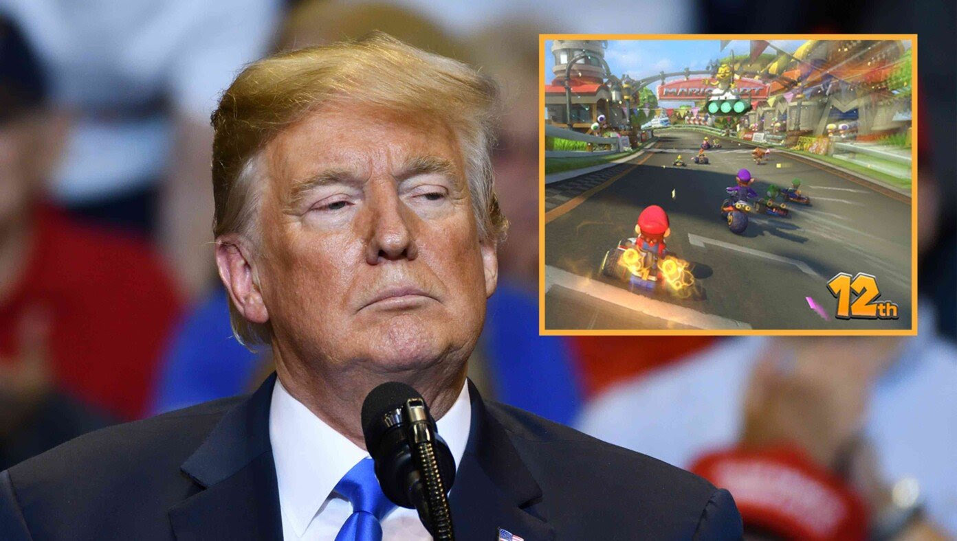 Trump Calls For Suspending The Rules After 12th-Straight Loss In Mario Kart