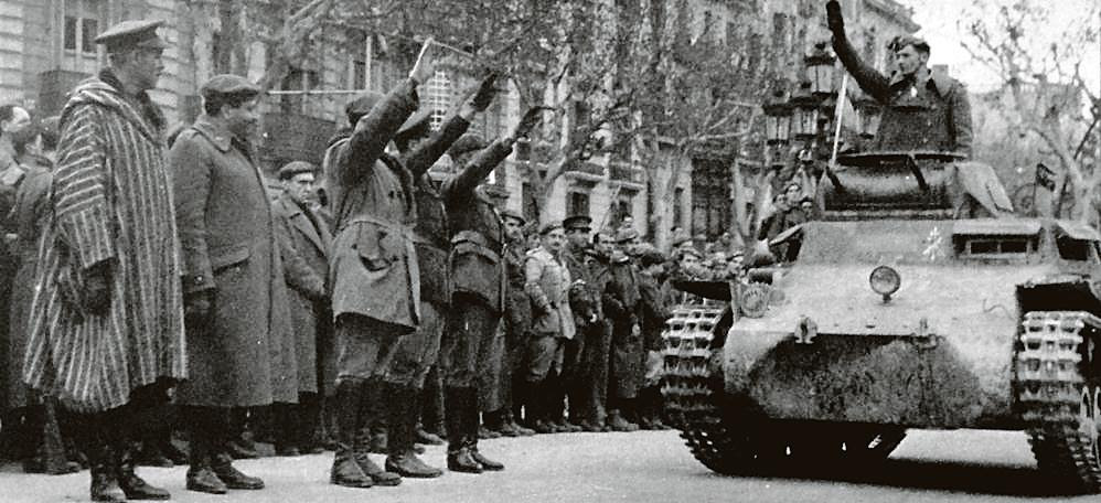 Desfile militar franquista