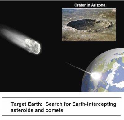 Fig 4 Asteroid Hitting the Earth