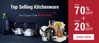 Upto 70% off + Extra 20% Off on Top-selling Kitchenware