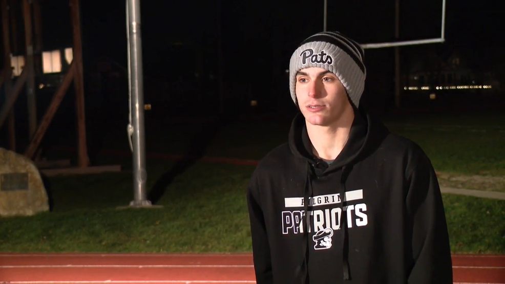  'Don't give up on yourself', says Pilgrim High School athlete after battling sickness