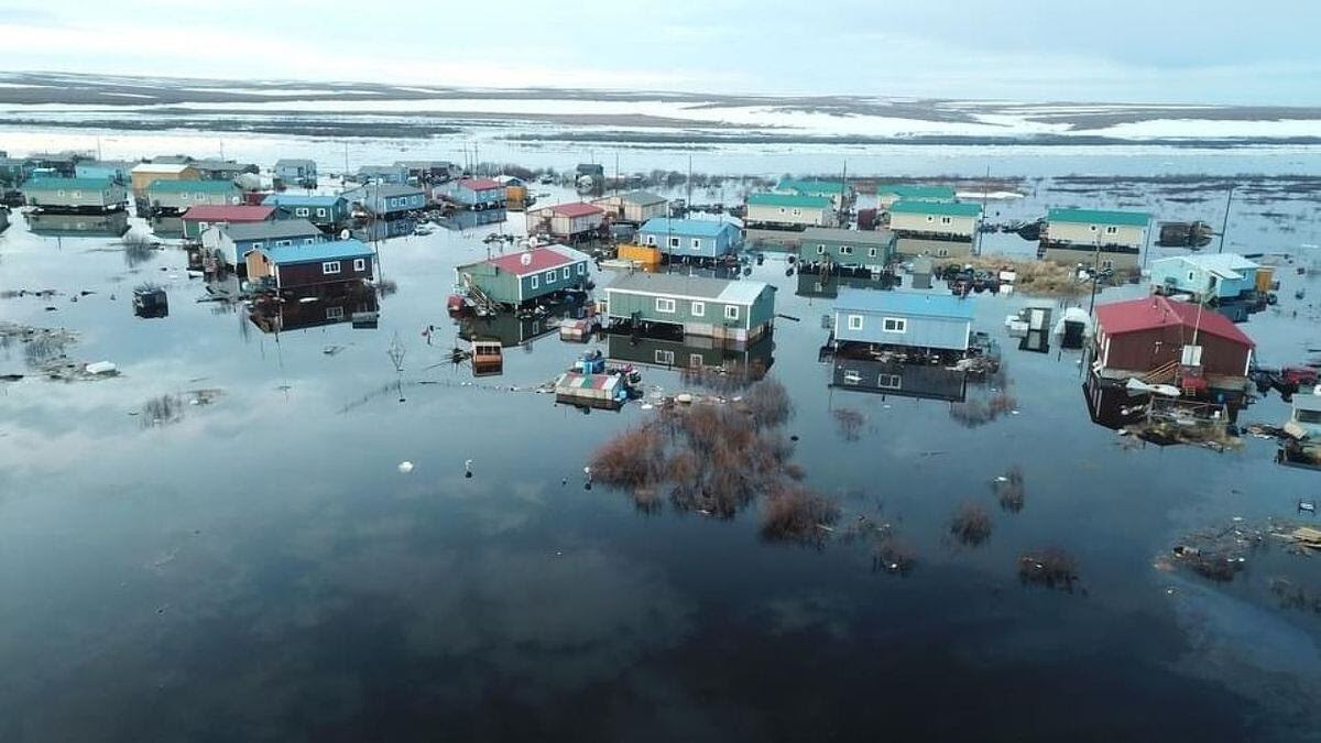 A photo of Buckland, Alaska underwater 
