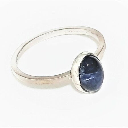 Sterling Silver and Lapis Lazuli Ring