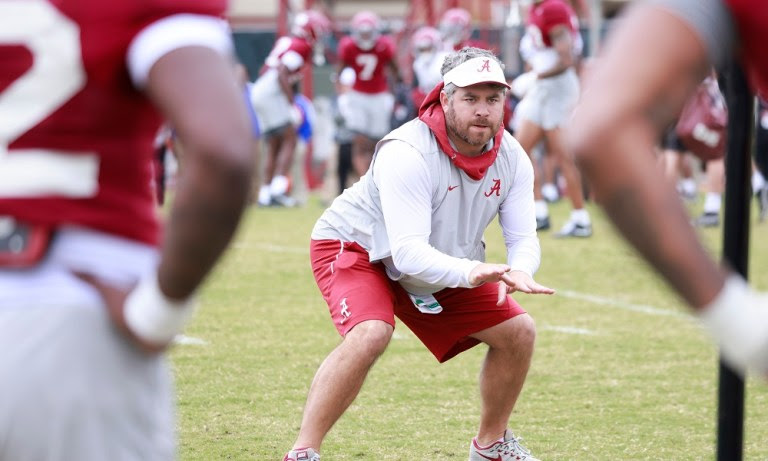 Alabama Defensive Coordinator / Inside Linebackers Coach Pete Golding Photo by Rodger Champion
