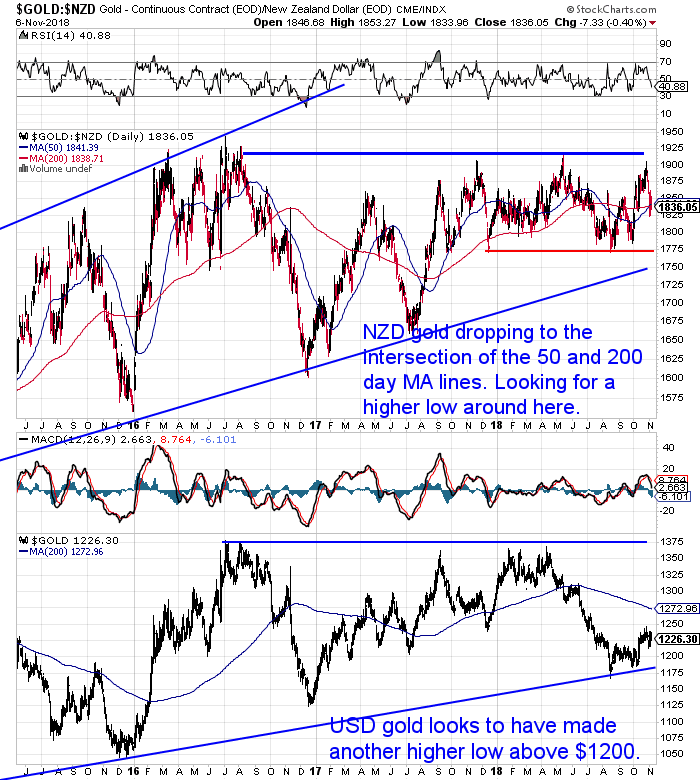 NZ Dollar Gold Chart NZ Dollar Gold Chart