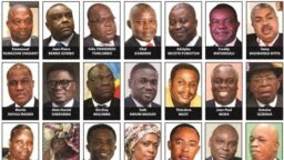 Les candidats à la présidentielle du 23 décembre en RDC avant la validation des dossiers, août 2018. (Ceni RDC)