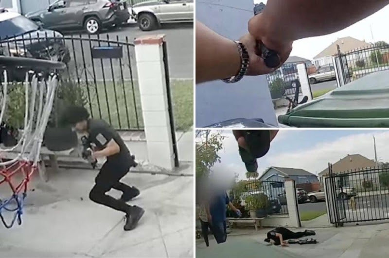 بالفيديو: شرطي أمريكي يطلق النار على مراهق أمام منزله بعدما أشهر عليه بندقية.. وبعد قتله كانت المفاجأة