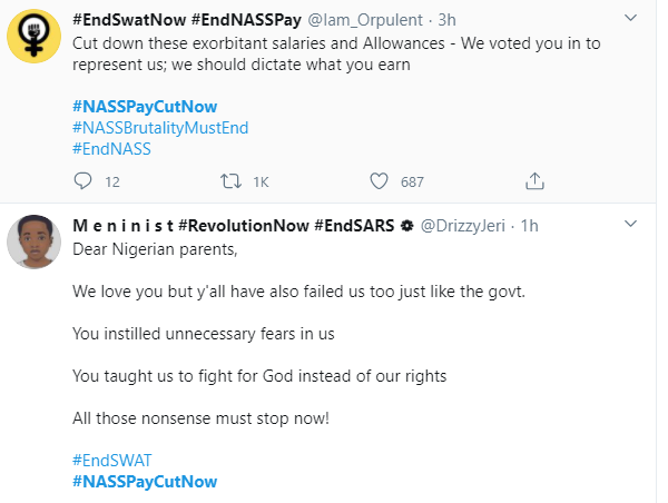 #NASSPayCutNow trends as Nigerians demand a slash in lawmakers salaries