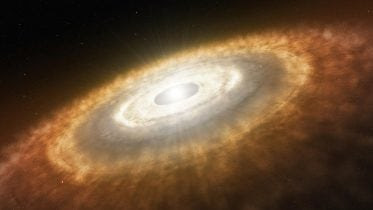 Young Star Surrounded by Protoplanetary Disk