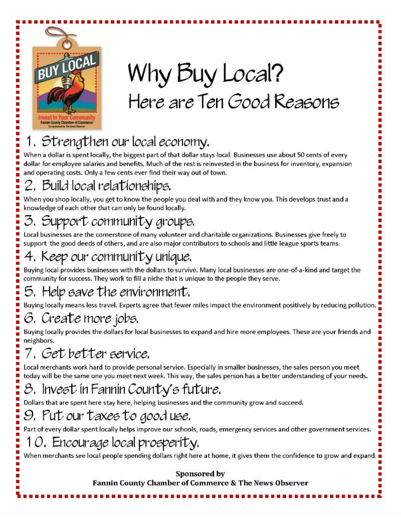 Buy Local Poster