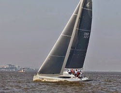 J/122E sailing off Mumbai, India