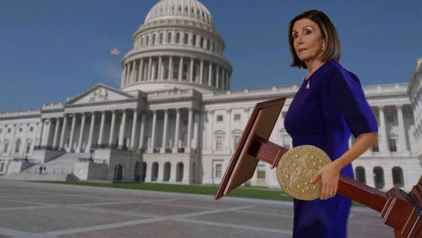 Nancy Pelosi Steals Speaker Of The House Podium As Souvenir