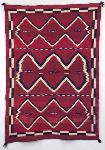 Wearing Blanket, Navajo, Arizona, 1860–1870. Wool, 67½" × 49". Gift of Mrs. Russell Sage (10.107.1), 1910.