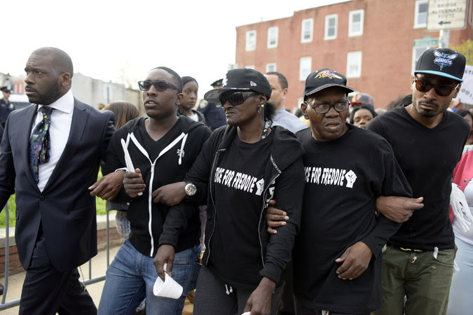 Freddie Gray's family marches for justice