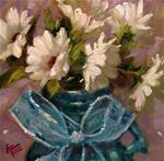 Daisies with Christmas Ribbon - Posted on Wednesday, November 12, 2014 by Krista Eaton