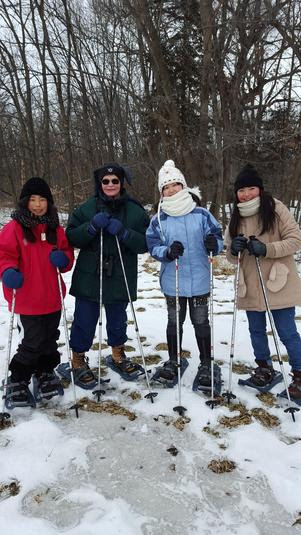 Group 2 Snow Shoeing