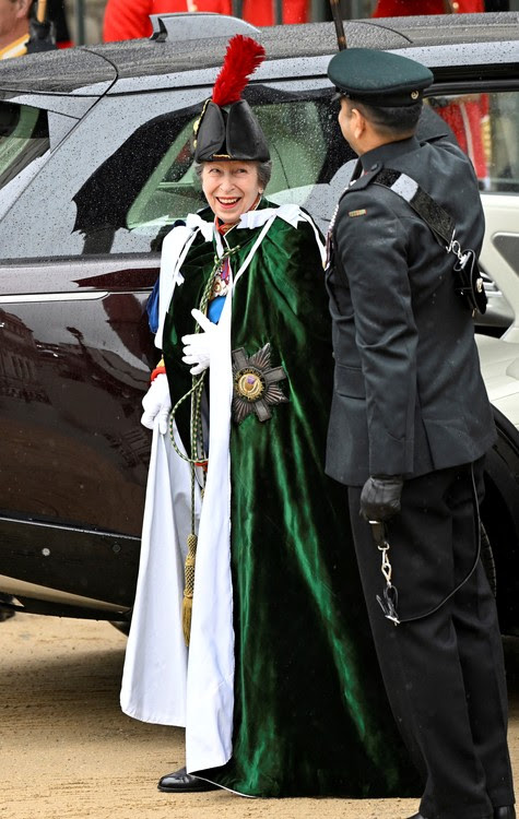 Công chúa Anne của Vương quốc Anh tại lễ đăng quang của Vua Charles III.  (Toby Melville, Bi-a qua AP)