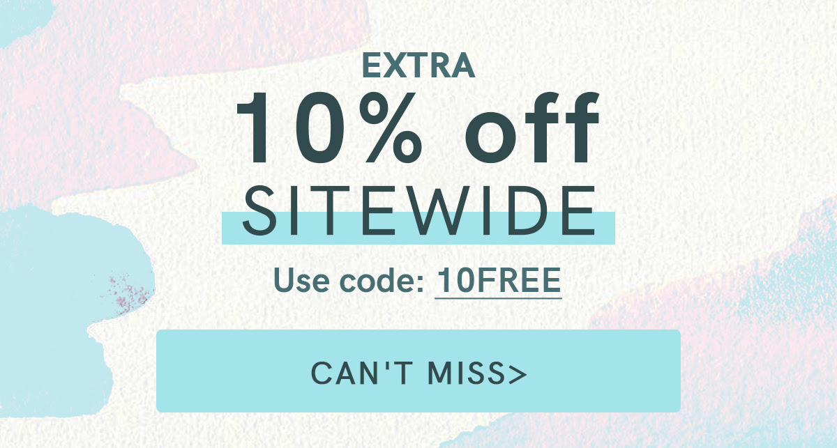 EXTRA 10% OFF SITEWIDE,  USE CODE: 10FREE   Can't Miss>