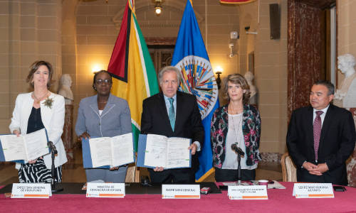 OAS to Collaborate with ProFuturo on Interactive Education in Guyana and with Telefónica to Reduce the Digital Divide in Women and Rural Areas