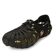 Globalite Men's Sandal Parko II Black Yellow GEC0144