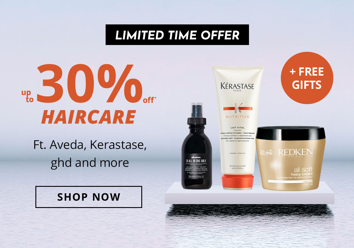 Up To 30% Off* Haircare