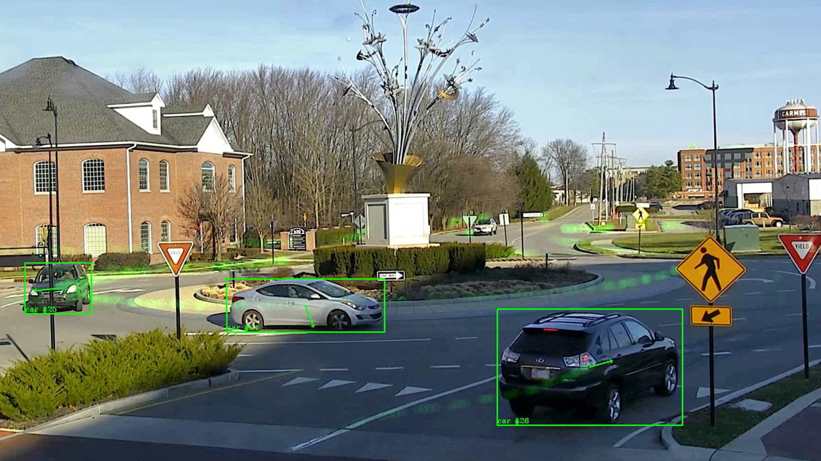 En Carmel, la capital de las glorietas, el software de Visión por Computadora utiliza cámaras para recopilar datos valiosos para la planeación urbana.