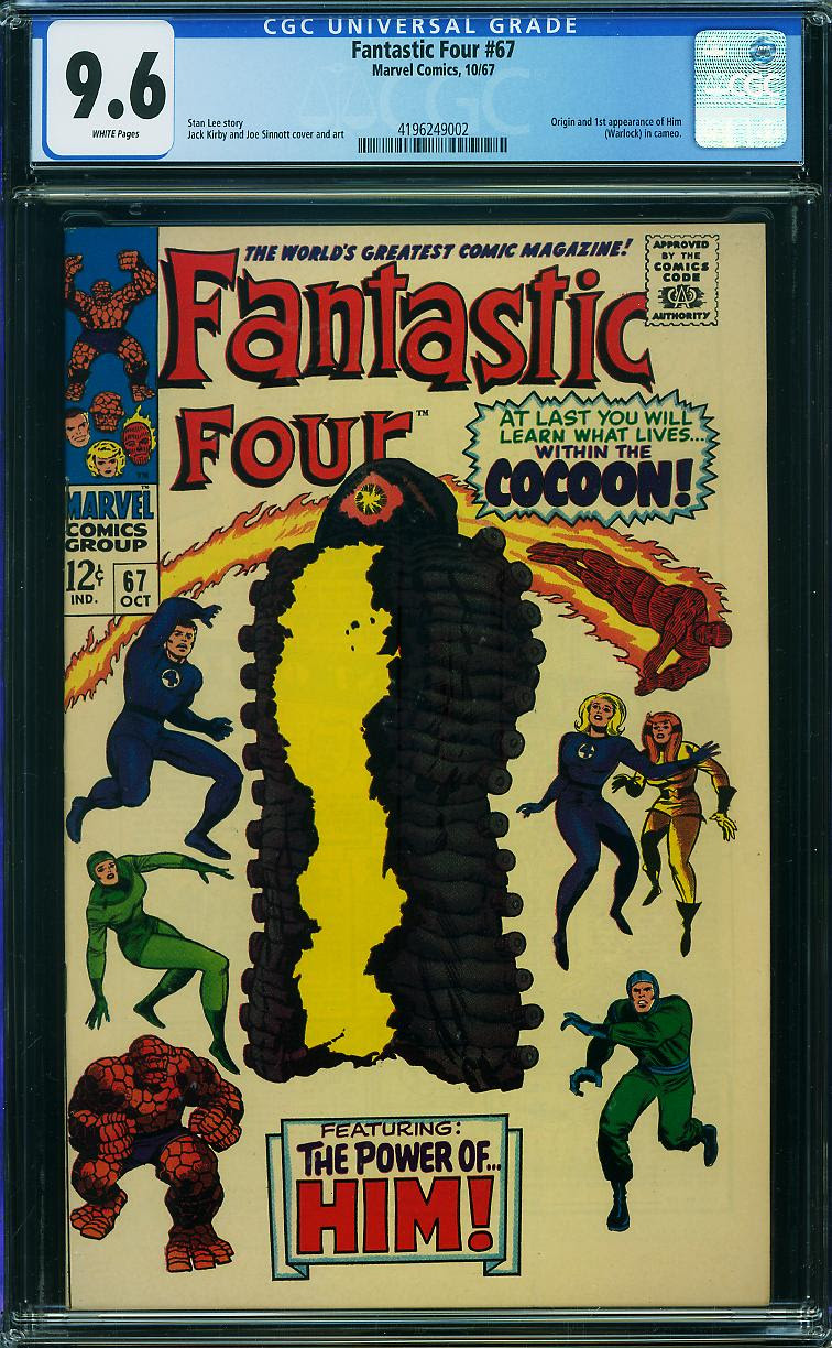 FANTASTIC FOUR #5 CGC 6.0 CR/OW PAGES