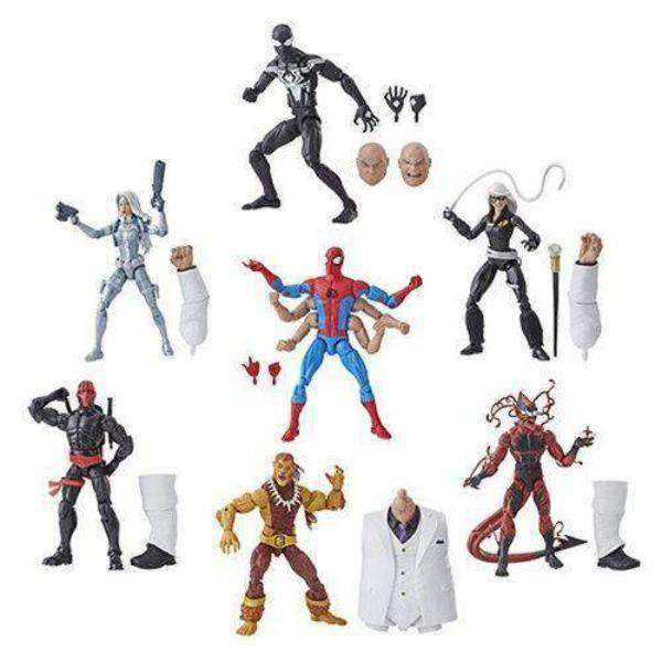 Image of Amazing Spider-Man Marvel Legends Wave 11 (Kingpin BAF) - Set of 7