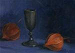 Chinese Lanterns and Silver, 5 x 7 in. - Posted on Tuesday, December 2, 2014 by Stephan Giannini