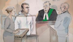 Toronto van attacker bald in arrest photos yesterday, has full head of hair in court sketches today