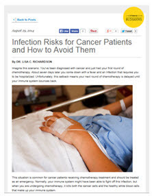 Surprising Risks of Infections for Cancer Patients