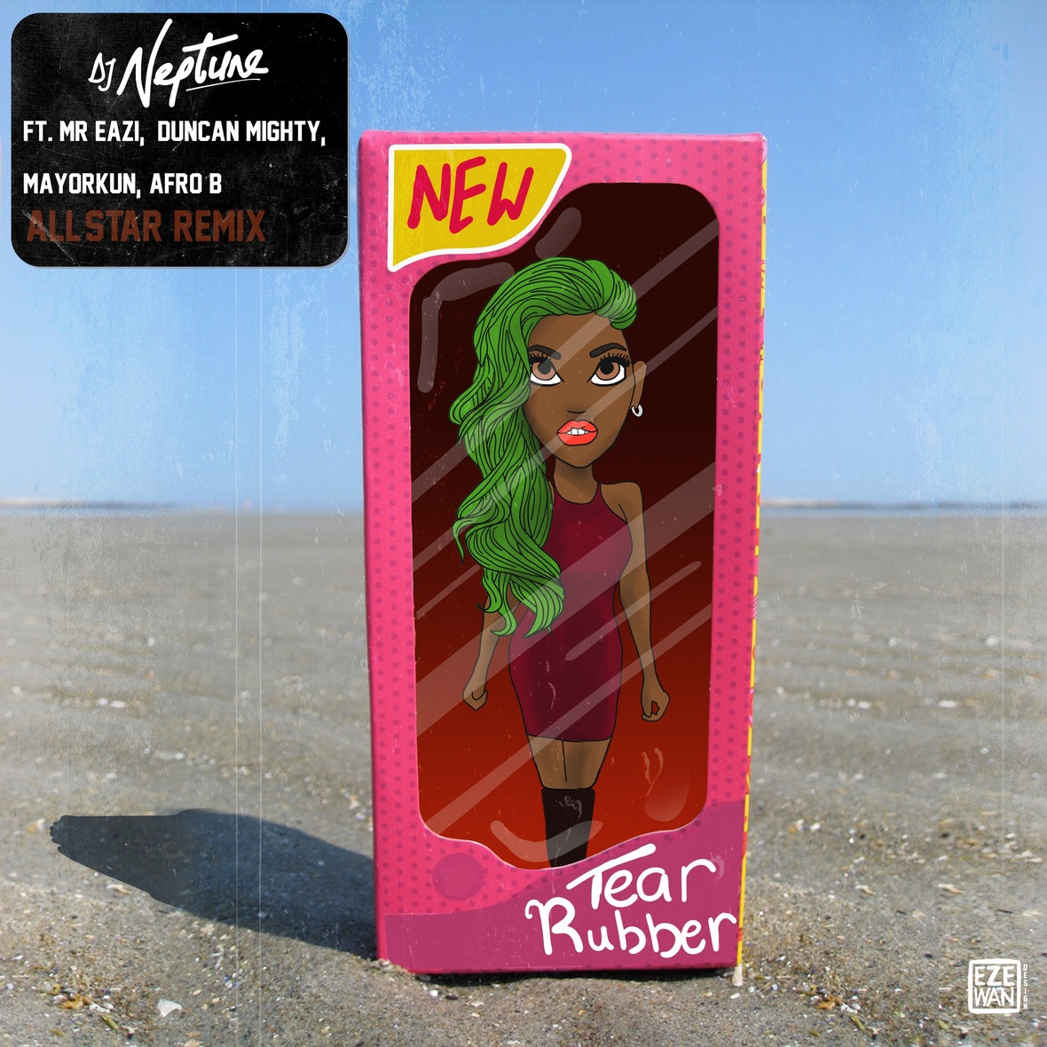 TEAR RUBBER REMIX ARTQWORK