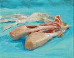 Ballet Slippers,still life, oil on canvas,8x10,price$300 - Posted on Monday, April 13, 2015 by Joy Olney