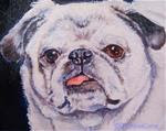 Pug Painting - Posted on Saturday, February 28, 2015 by Leslie  Raven