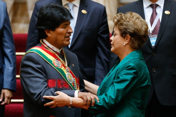 toma de posesión de Evo Morales 16