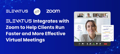 Elevatus integrated with Zoom to enable clients to conduct more streamlined and organized remote meetings, at any time or place. Elevatus integrated with Zoom to enable clients to conduct more streamlined and organized remote meetings, at any time or place.