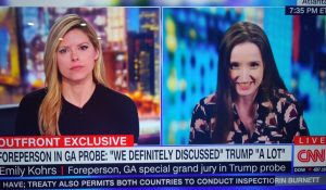 Foreperson of Georgia Grand Jury Against Trump Giggles Through Exclusive Interviews – Watch