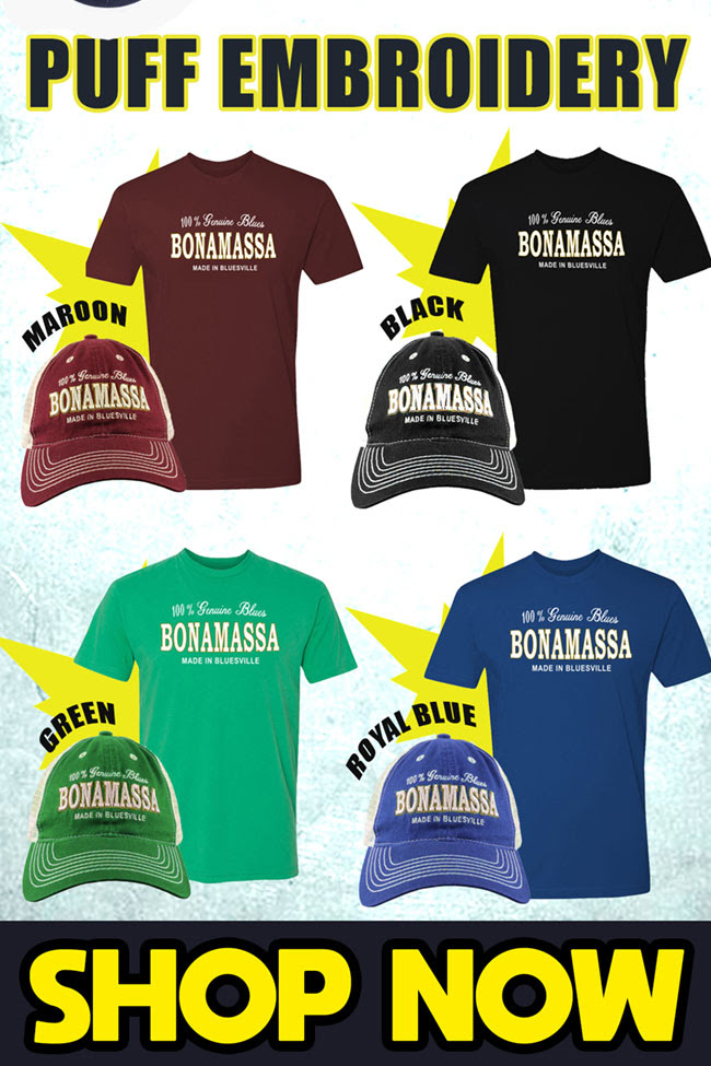 Get the latest deals on Bonamassa merch here!