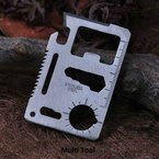Multi-function Outdoor Knife Saber Card Multi Tool for Camping, Hiking