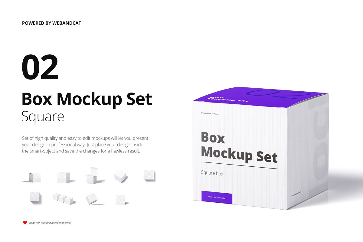 43+ Square Box Mockup PSD Free Download (2022) Graphic Cloud