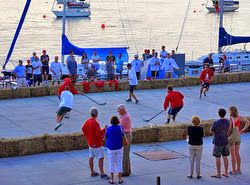 Sailing and street hockey at CanAm Challenge