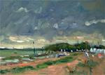 Rain Clouds at Goring by Sea - Posted on Friday, January 30, 2015 by Andre Pallat