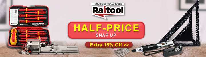 Raitool Brands 50% OFF Snap Up