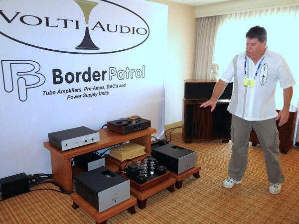 Border Patrol Tube Amplifiers, Pre-Amps, DAC's and Power Supply Units with Volti Audio