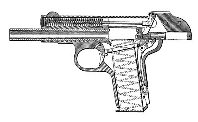 Браунинг пистолет схема