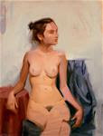 Seated Nude - Posted on Tuesday, December 2, 2014 by Rob  Rey