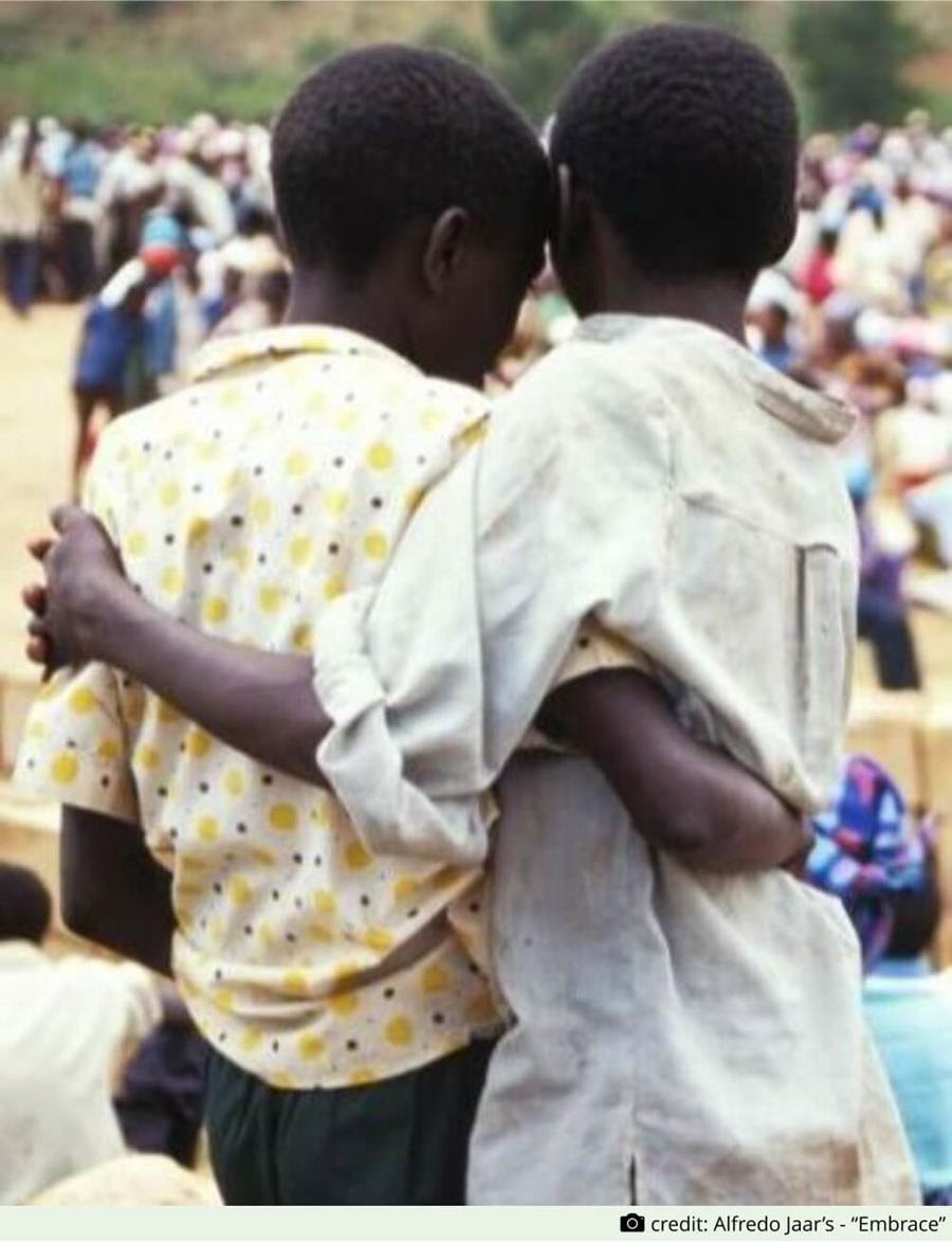 Alredo Jaar’s "Embrace"