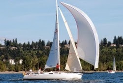 J/105 sailboat- sailing Pacific Cup to Hawaii